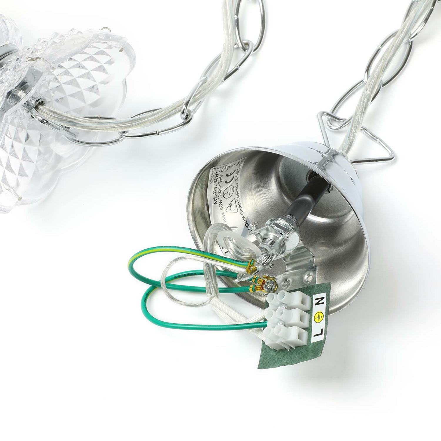 B-Ware Lindby Kronleuchter Merida Wohnzimmerleuchte Hängeleuchte Designerleuchte E14418