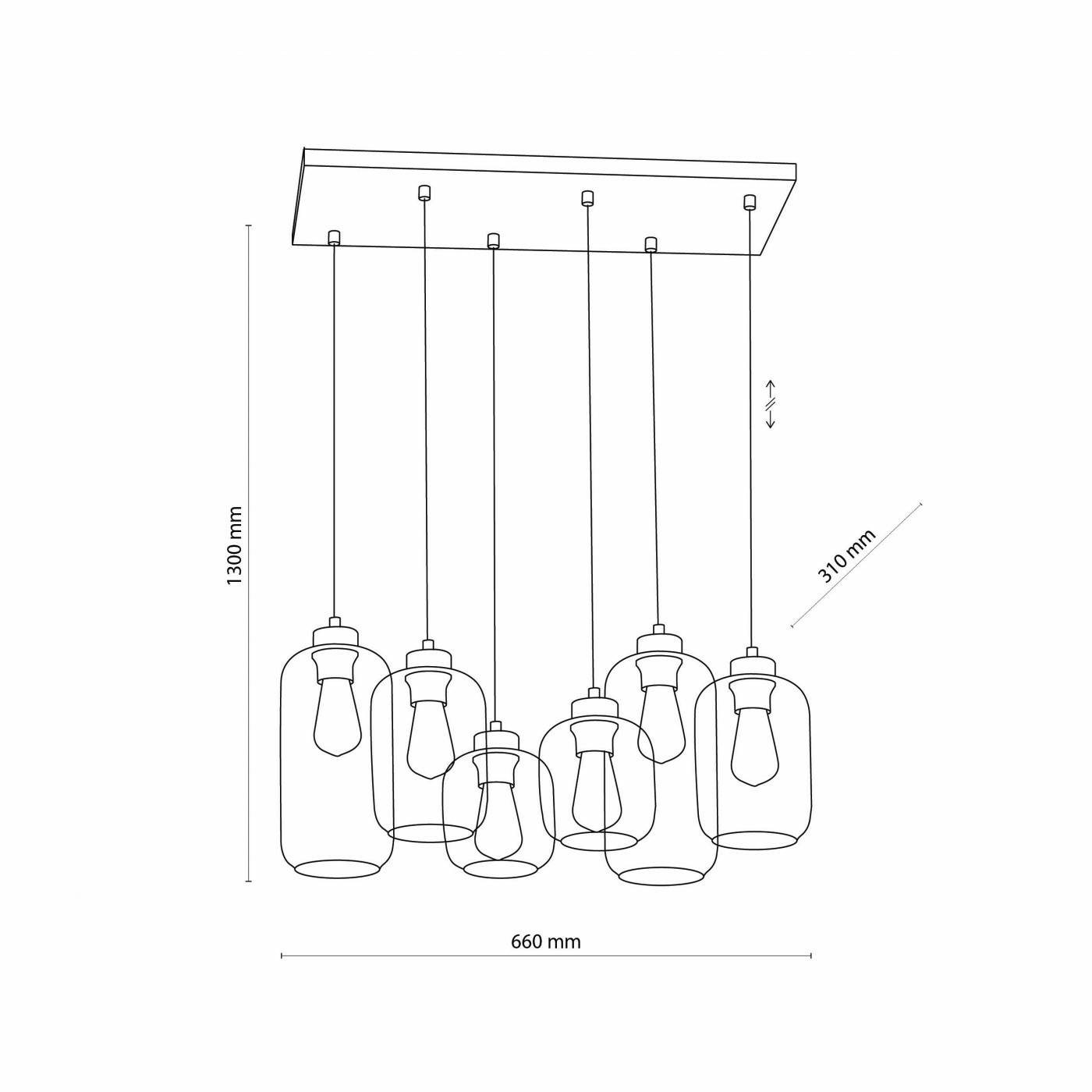 Euluna Hängeleuchte Marco Brown Deckenlampe Pendelleuchte Wohnzimmerlampe E27 B-Ware