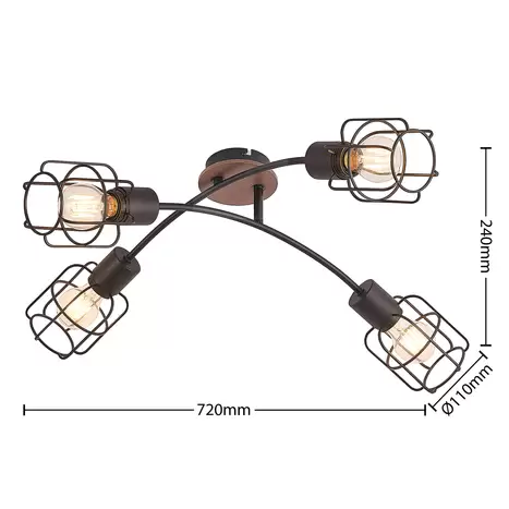 B-Ware Lindby Telmos Deckenstrahler Deckenlampe Deko Deckenlampe Leuchte Lampe