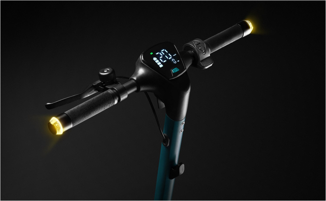 SOFLOW SO3 7.8 AH Gen 2 Blinker E-Scooter 8,5 Zoll Grün Schwarz DEFEKTWARE