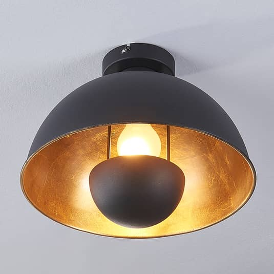 Lindby Deckenlampe Lampe Leuchte Deckenlampe Lya  Wohnzimmerlampe schwarz-g855