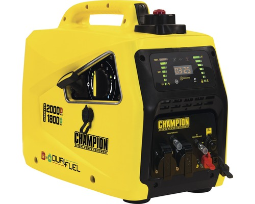 Champion 82001i Stromerzeuger Generator Notstrom Dual-Fuel Benzin Gas 2000W