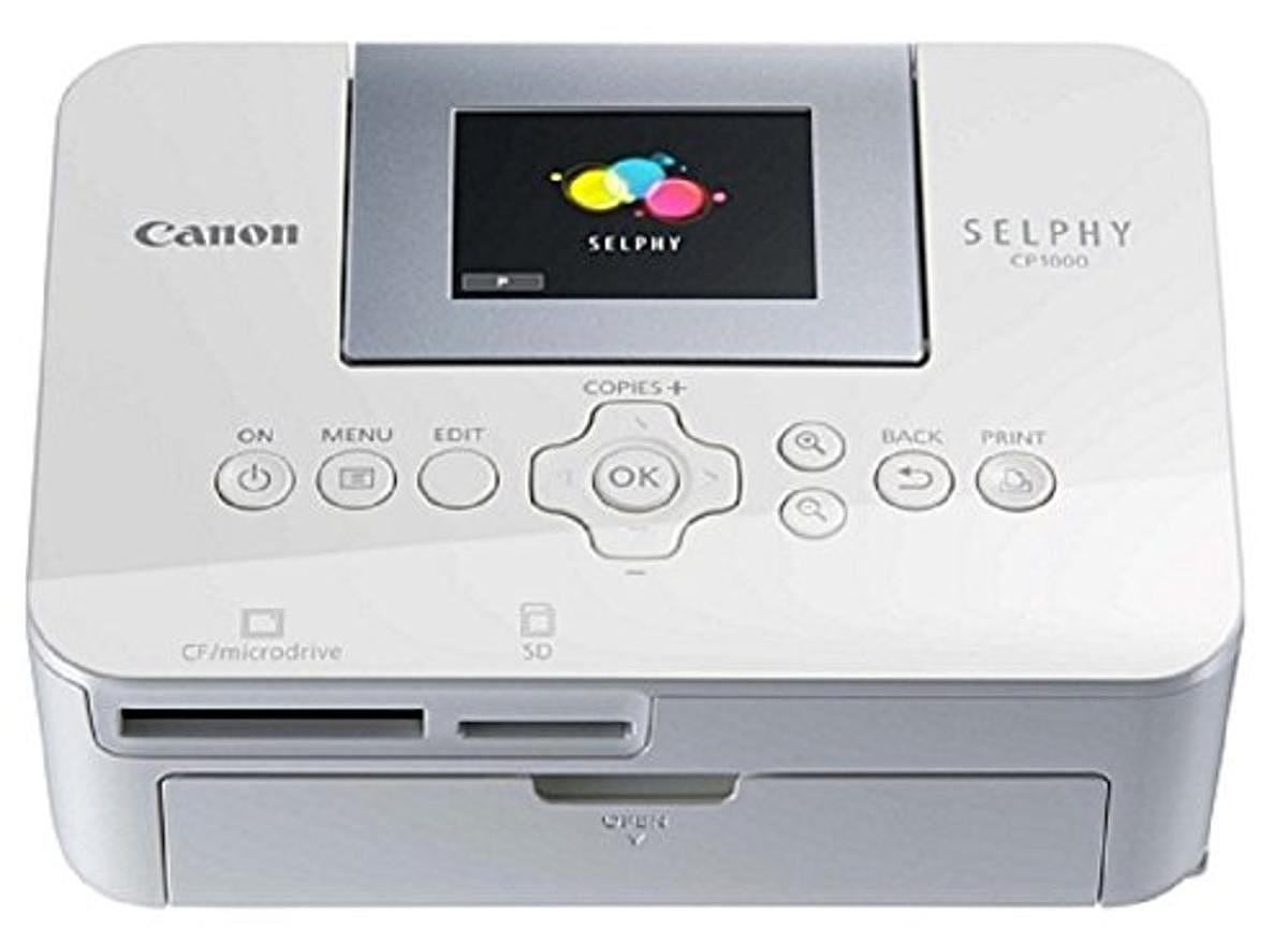 B-Ware Canon Selphy Cp1000 Fotodrucker Drucker Bilddrucker Auflösung:300 X 300 Dpi Weiß