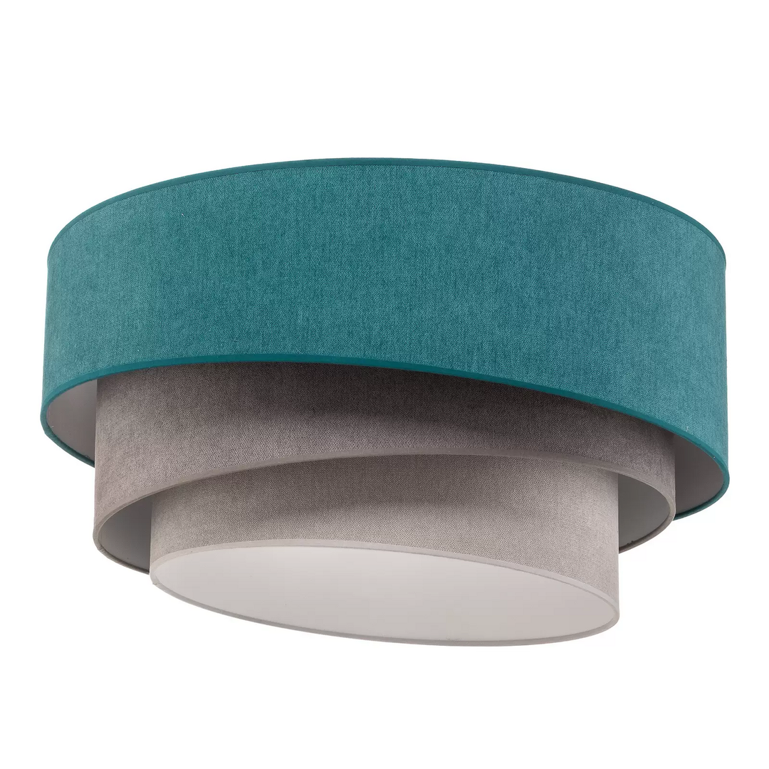 Deckenlampe Pastell Trio 60cm Türkis/Grau/Hellgrau Deckenleuchte Lampe Leuchte  C-Ware