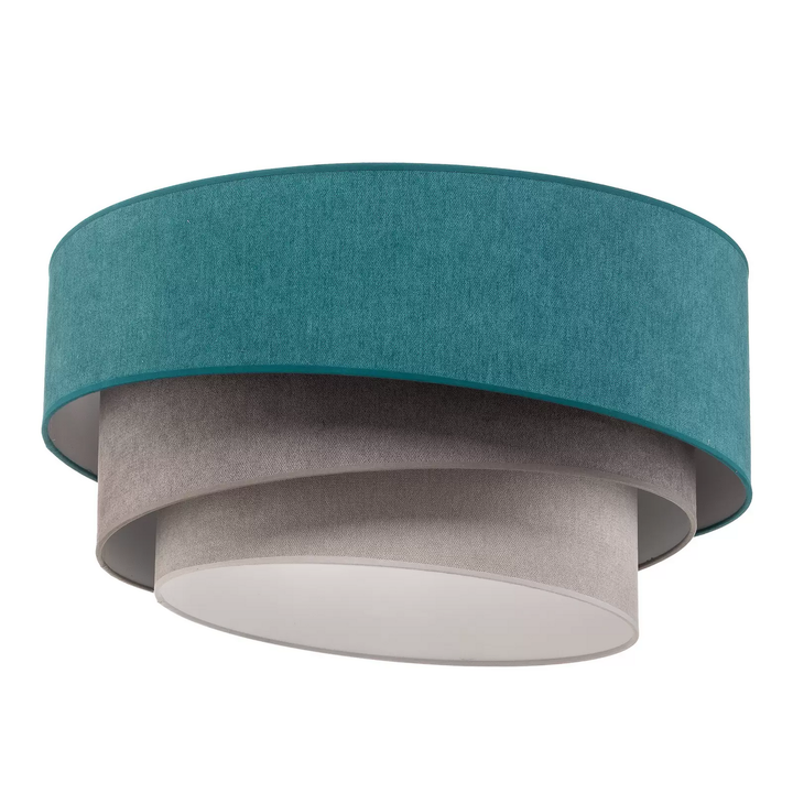 Deckenlampe Pastell Trio 60cm Türkis/Grau/Hellgrau Deckenleuchte Lampe Leuchte  C-Ware