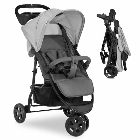 B-Ware Hauck Buggy Kinderwagen Kinderbuggy Kombikinderwagen Baby Wagen Citi Neo 3 Grey
