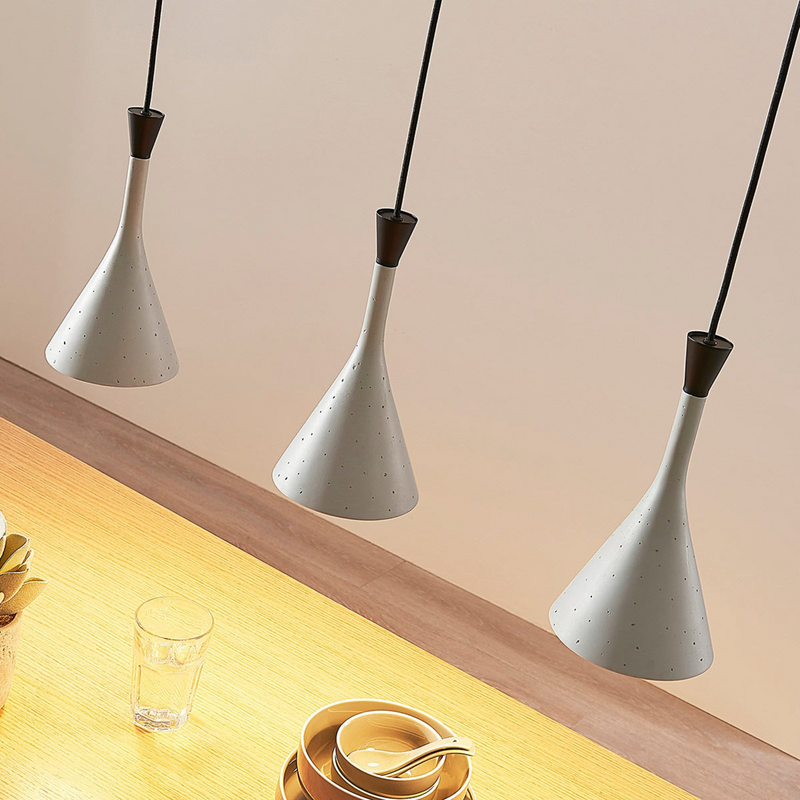 Lindby Hängeleuchte Hängelampe Lampe Leuchte Flynn Fürs Esszimmer Grau 3 Flg.747 B-Ware - 4251096546040