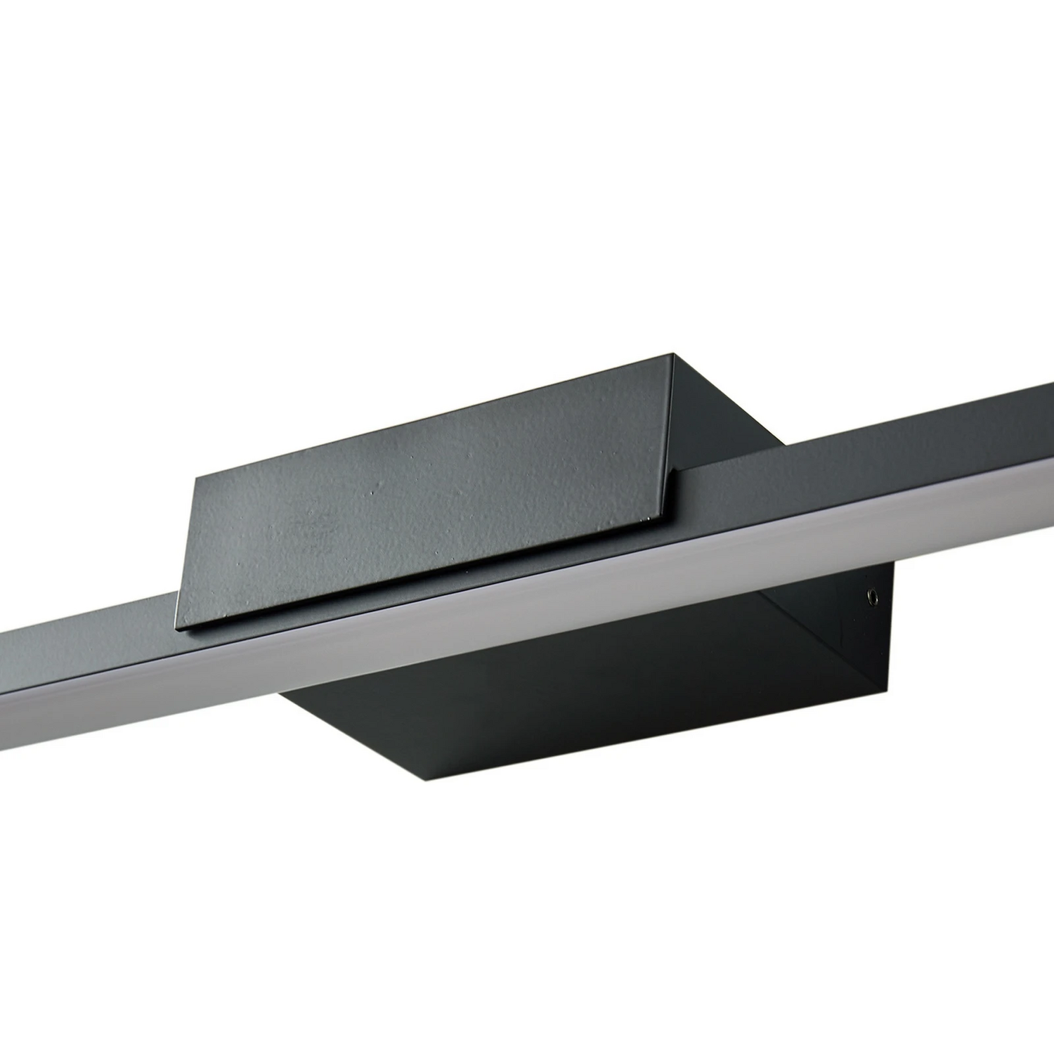 B-Ware Lucande Spiegellampe Badleuchte Led Schwarz Aluminium Kunststoff Ip44 90cm335