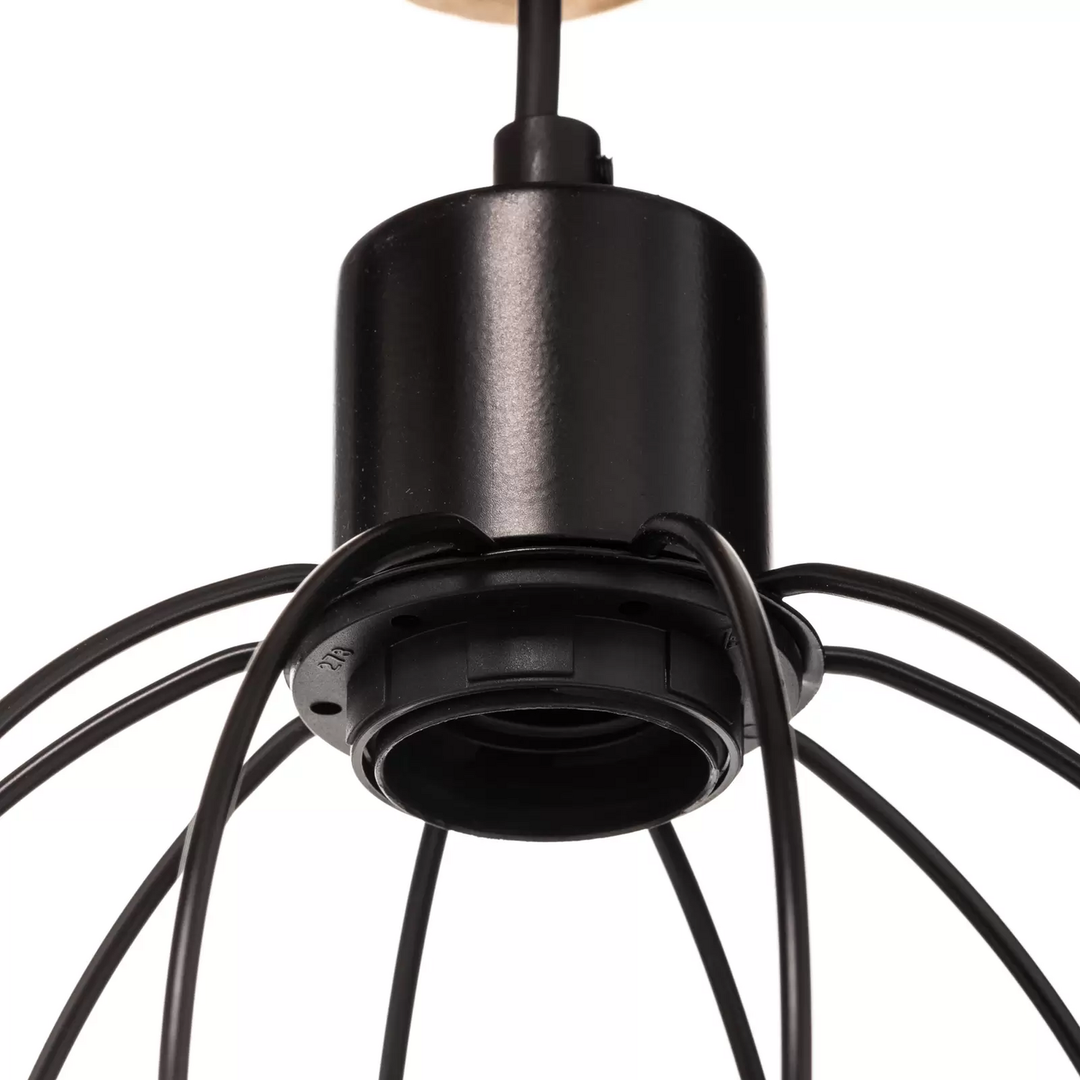 Envostar Various Pendel 4 Flammig Kiefer Natur Pendelleuchte Pendellampe Leuchte B-Ware - 4251911754889