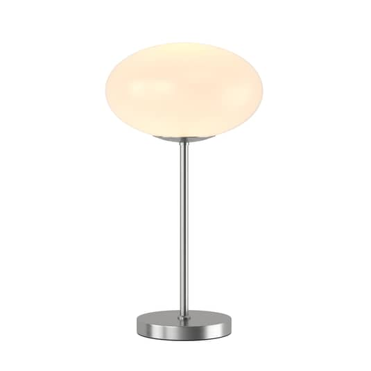 Lindby Sonika Tischlampe Tischleuchte Nachttischlampe Lampe Leuchte Nickel E27