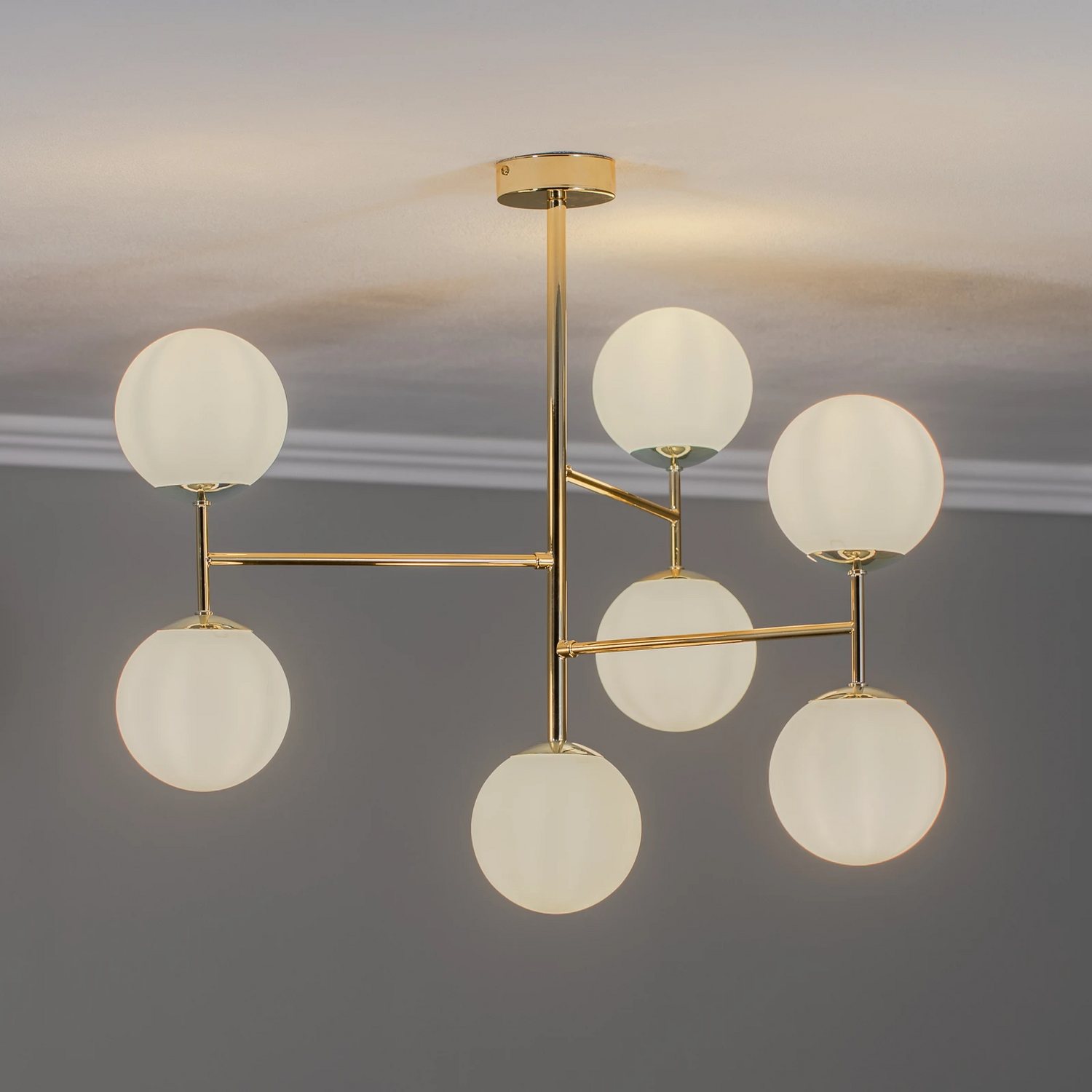 C-Ware Euluna Deckenleuchte Korek Deckenlampe Deckenlicht Goldfarben Siehe Text/Foto - 4251911787900