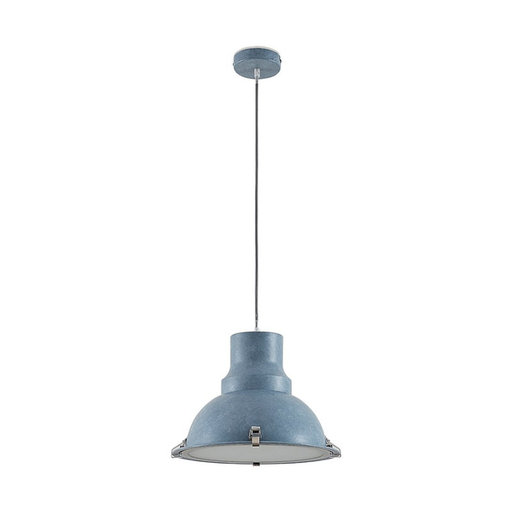 Lindby Betongraue Metallhängeleuchte Percival Deckenlampe Pendelleuchte E27 B-Ware