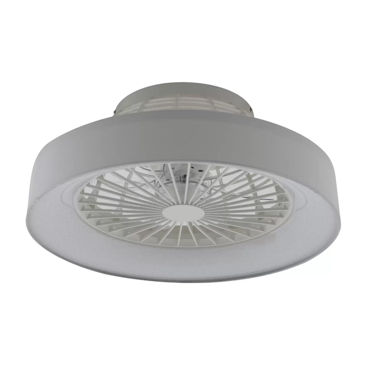 Lindby LED-Deckenventilator Mace Ventilator Deckenventilator weiß leise Ø 47 cm