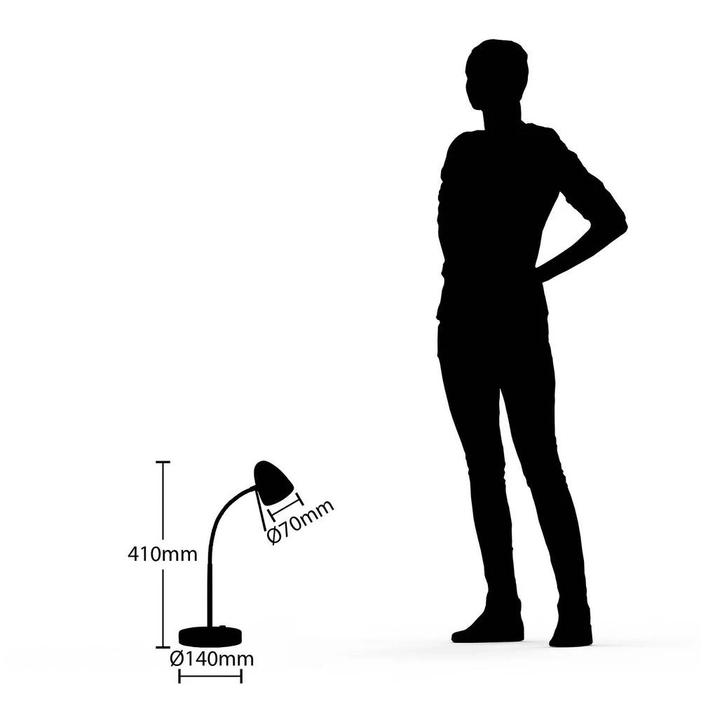 B-Ware Lindby Heyko Led Tischlampe Tischleuchte Nachttischlampe Lampe Dimmbar Gu10