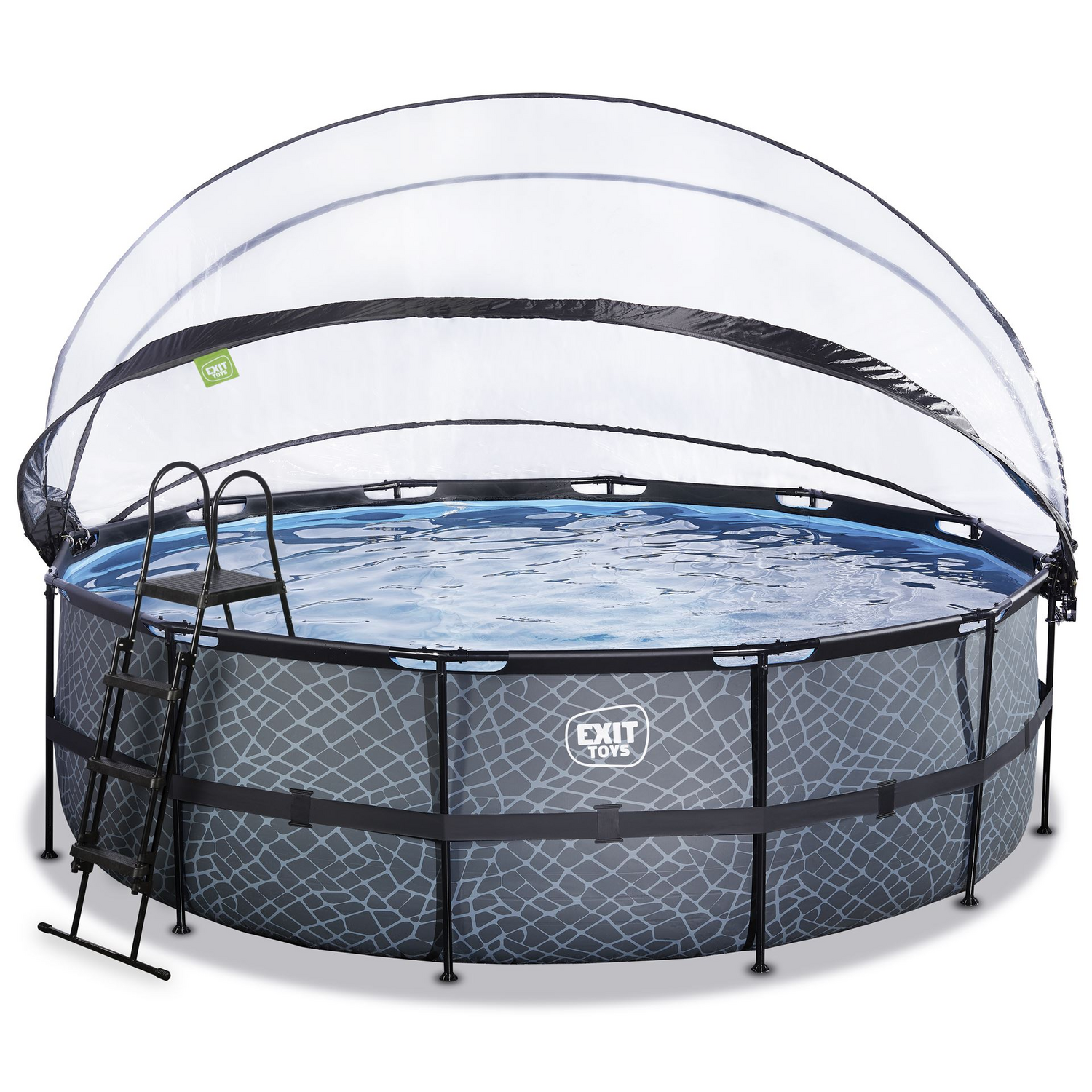 Exit Stone Pool 450x122cm Schwimmbecken Becken Schwimmbad Swimmingpool47 B-Ware