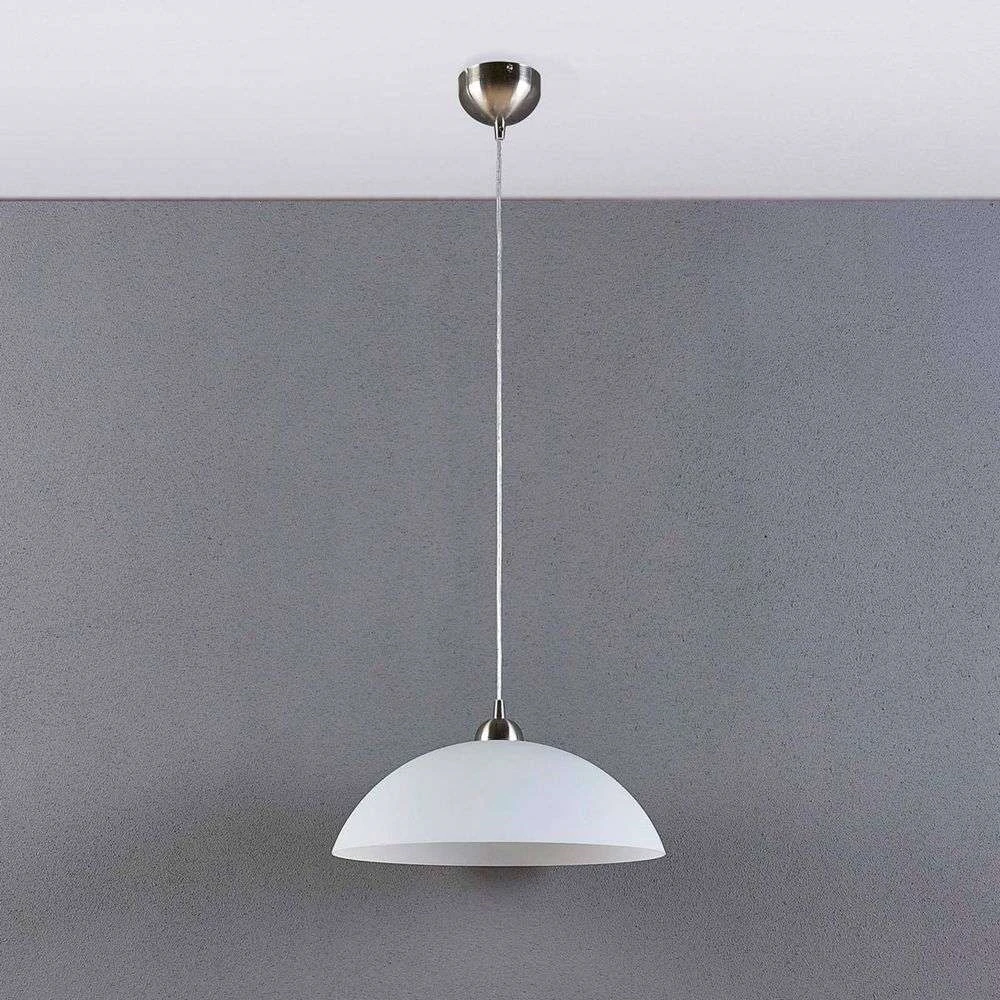 Hängeleuchte Hängeleuchte Deckenleuchte Lindby Valeria Glas Lampe E27 Weiß B-Ware