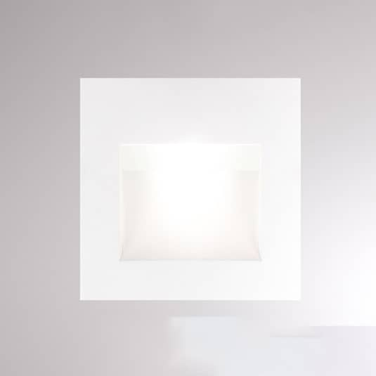 Molto Luce LED-Wandeinbauleuchte Pan Wandleuchte Wandlampe Lampe weiß 3 STÜCK