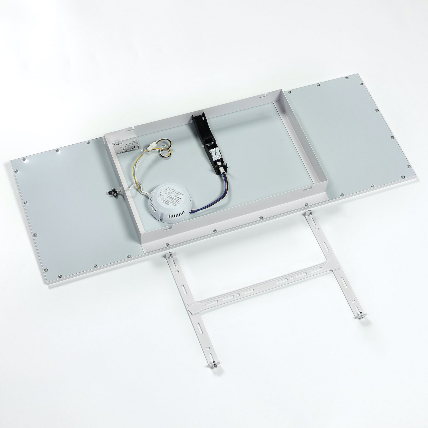 B-Ware Lindby Luay Led Panel Deckenlampe Deckenlampe Deckenpanel 30 X 80 Cm Weiß 26 W