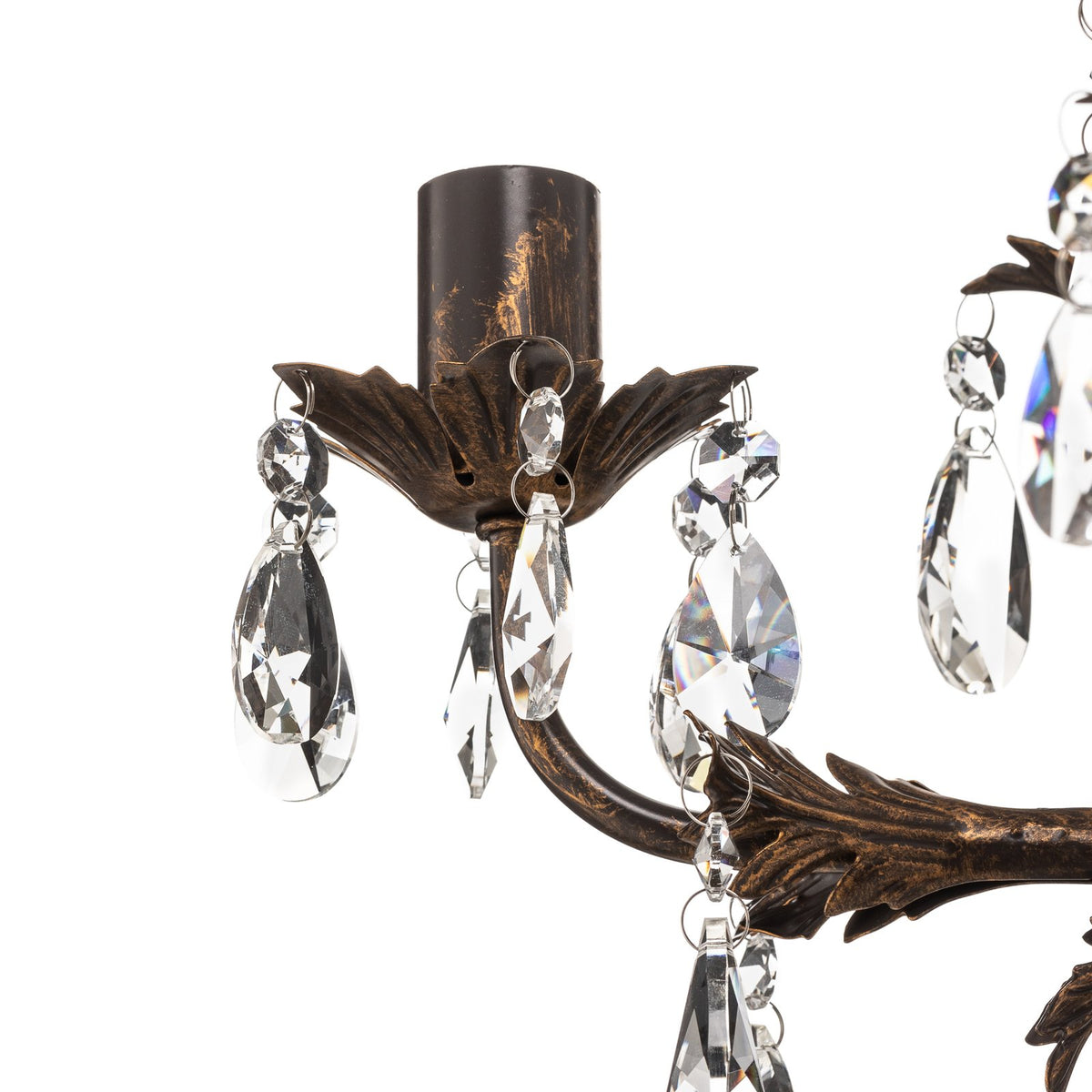 Euluna Kronleuchter Teresa Deckenlampe Pendelleuchte mit Kristallen fünfflammig - 8030626518537