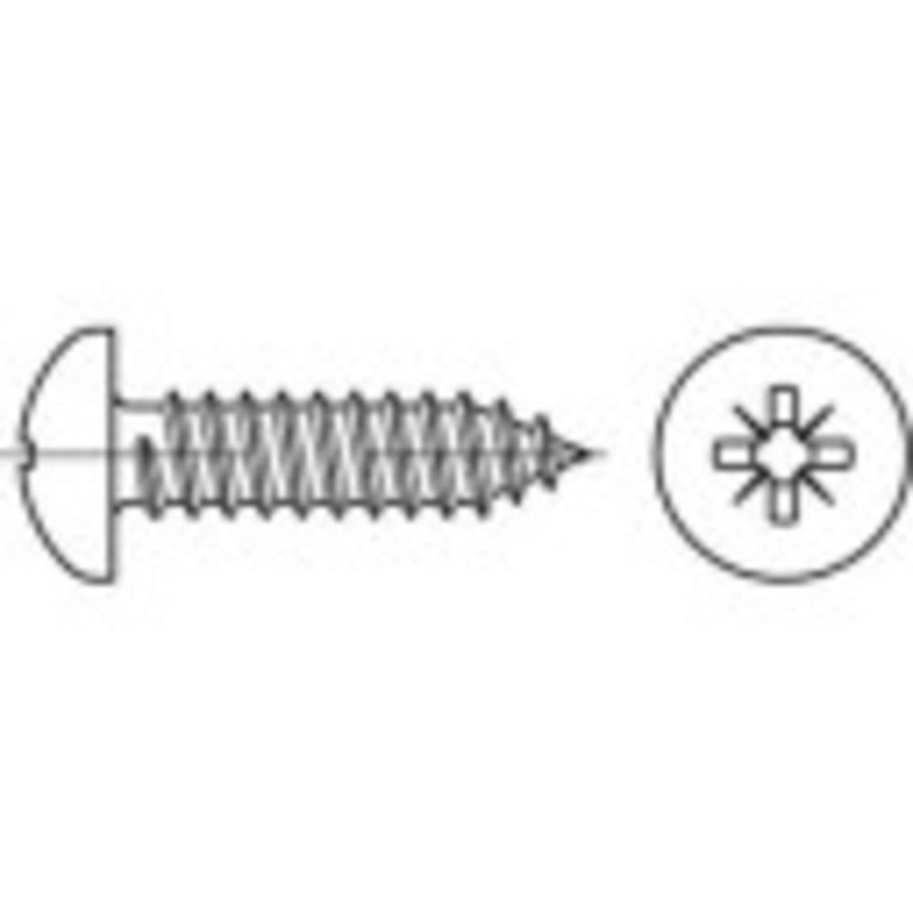 TOOLCRAFT TO-5376885 Linsenblechschrauben 9 mm Kreuzschlitz Phillips