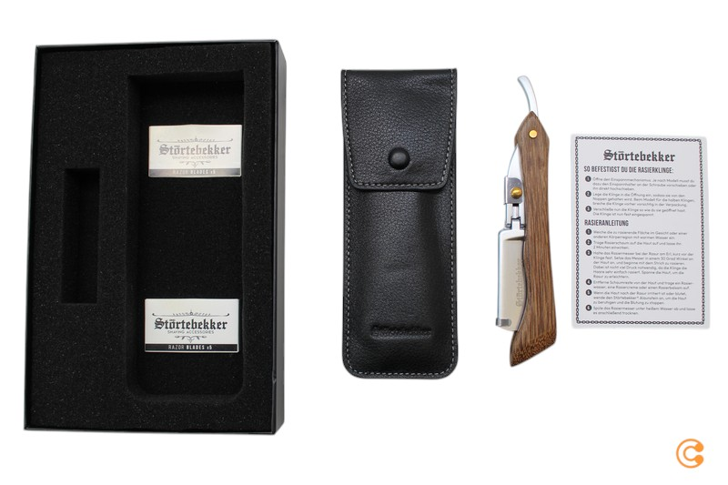 Störtebekker Rasiermesser Rasierer Bartrasierer 10 Ersatzklingen Siehe Text/F488 B-Ware
