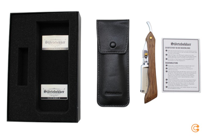 Störtebekker Rasiermesser Rasierer Bartrasierer 10 Ersatzklingen Siehe Text/F488 B-Ware