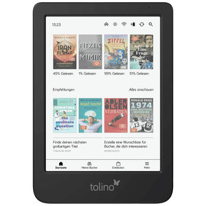 Tablette de lecture Tolino Shine Color E-Book Reader 15,2 cm (6 pouces) noire, produit d'occasion.
