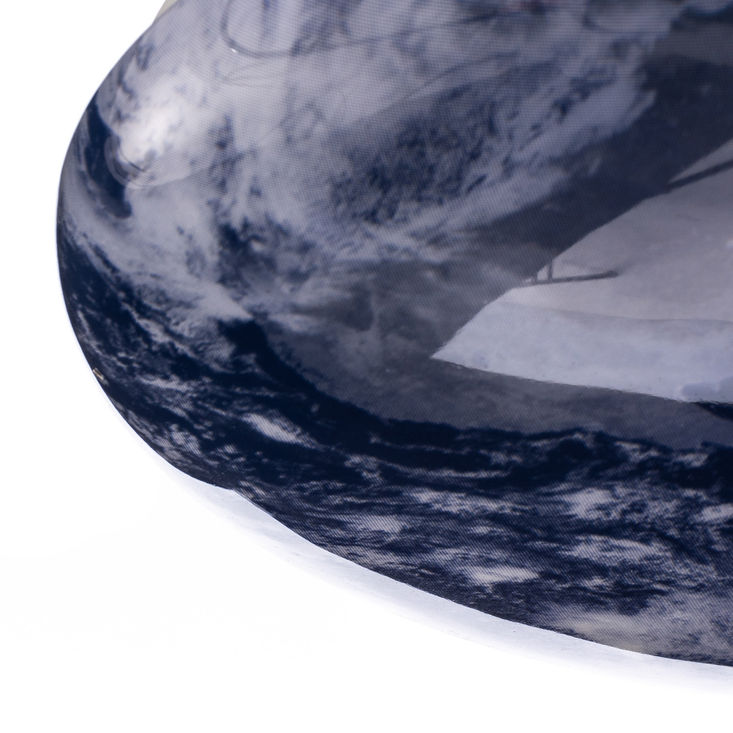 Lindby Led Deckenleuchte Orbi 38 Cm Blau Weiß Kunststoff Deckenlampe Lampe Spot B-Ware - 4251911774443