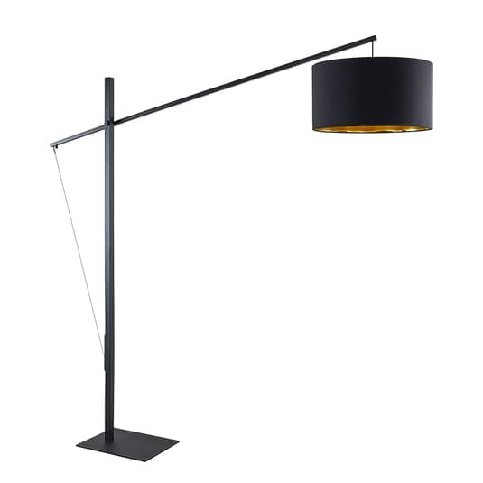 Arcchio Mossa Bogen Stehleuchte Schwarz Standlicht Stehlampe Siehe Text/Foto B-Ware