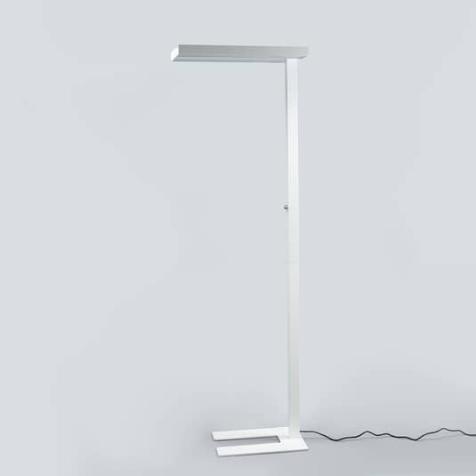 Arcchio Logan Weiße Led Büro Stehleuchte Stehlampe Lampe Designer Dimmer 4.000 K B-Ware