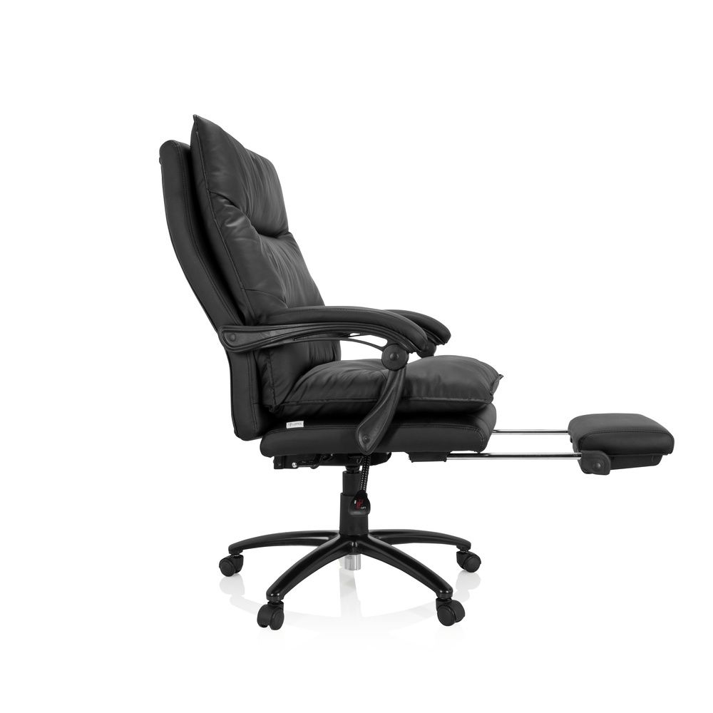 B-Ware My Buero Chefsessel Relax Cl 200 M It Fußablage Pu Schwarz Sessel Stuhl Drehstühl