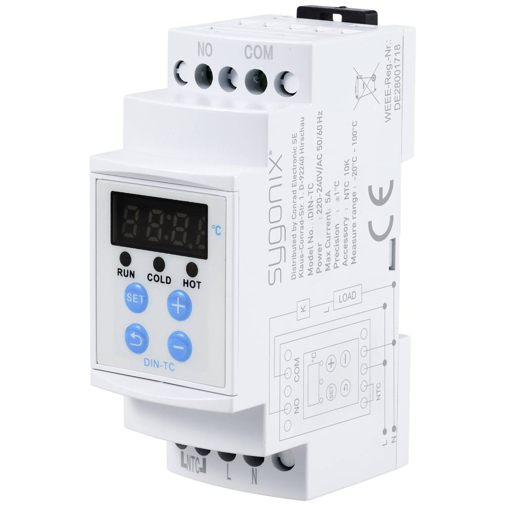 Sygonix Temperaturschalter Schalter Thermostat B-Ware