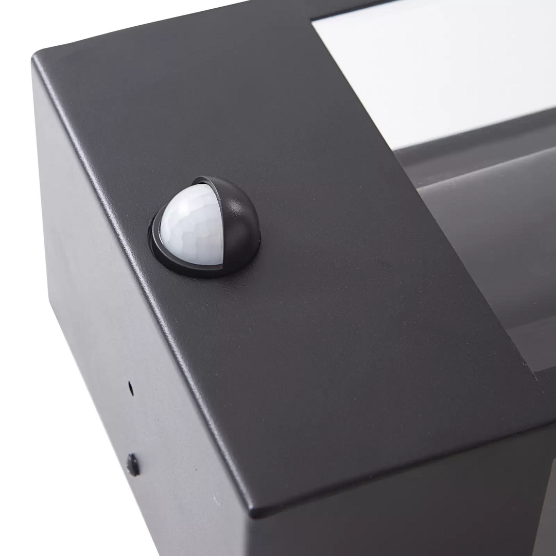 Lindby Ilana Außenwandleuchte Mit Sensor Schwarz Wandleuchte Wandlampe Lampe B-Ware