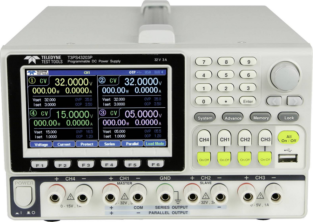 Teledyne LeCroy T3PS43203 Labornetzgerät einstellbar Labornetzteile Netzgeräte