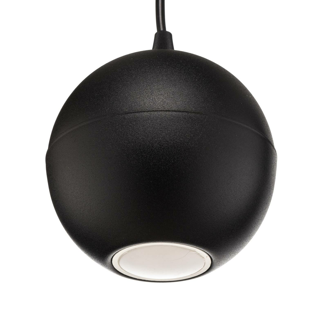 Euluna Pendelleuchte Pendelleuchte Lampe Leuchte Midnight schwarz vierflammig ru