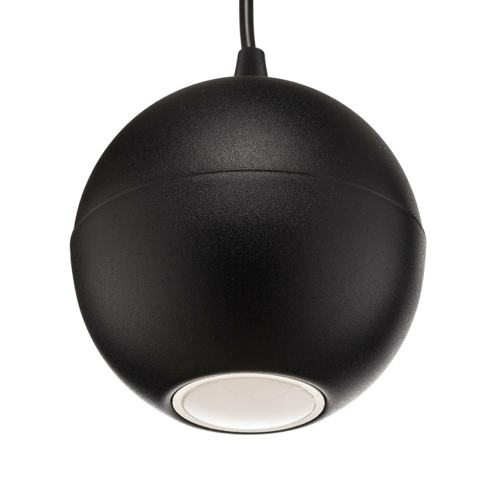 Euluna Pendelleuchte Pendelleuchte Lampe Leuchte Midnight schwarz vierflammig ru