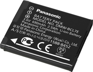 Batterie Panasonic German.Ce 3,6 V 690 mAh 2,5 Wh DMWBCL7 E pour appareil photo/vidéo (produit reconditionné)