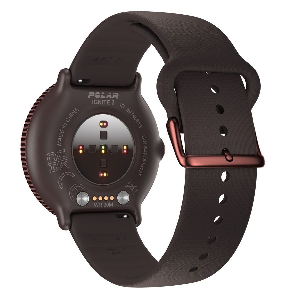 Polar Ignite 3 Uhr Smartwatch Sportuhr Laufuhr Fitnessuhr AMOLED brown copper - 0725882062525