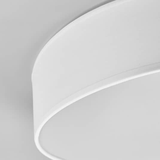Plafonnier textile blanc Smartwares, ampoule E14, 40 cm