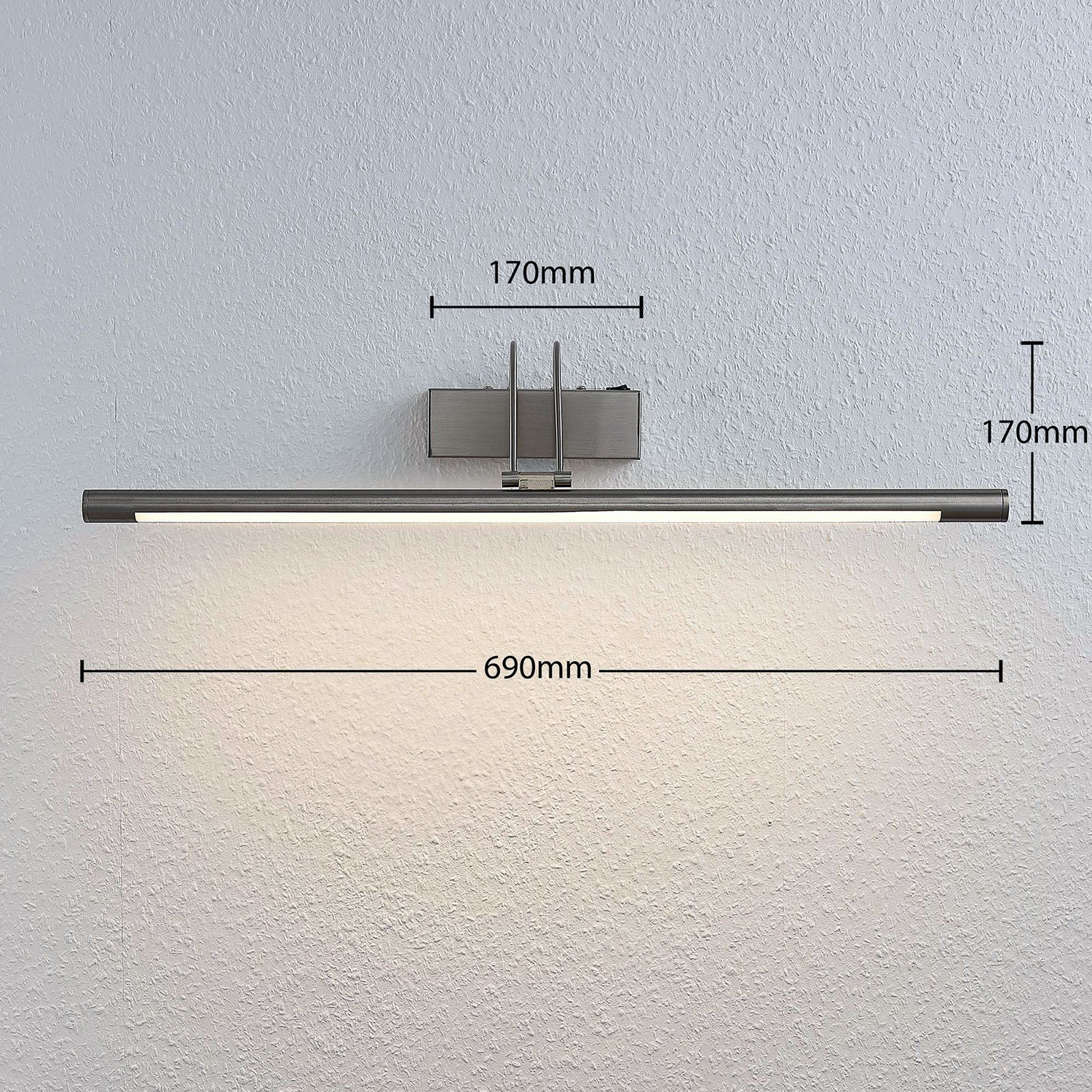 Applique murale LED Lindby Mailine, lampe décorative, lampe murale 
