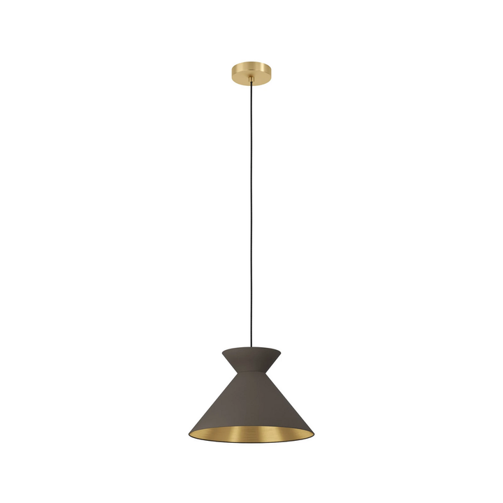 Eglo Hängeleuchte Nastasia Hängelampe Lampe Leuchte Cappuccino/Messing 1 Flammig B-Ware - 9008606238859