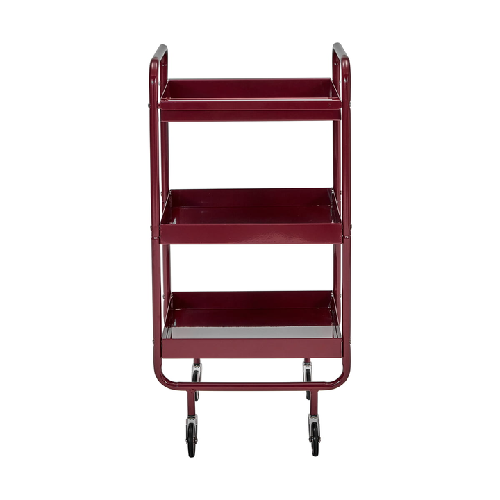 House Doctor Servierwagen Trolley Stahl Bordeaux Flexibel Wohnbereich Wagen B-Ware - 5707644897168