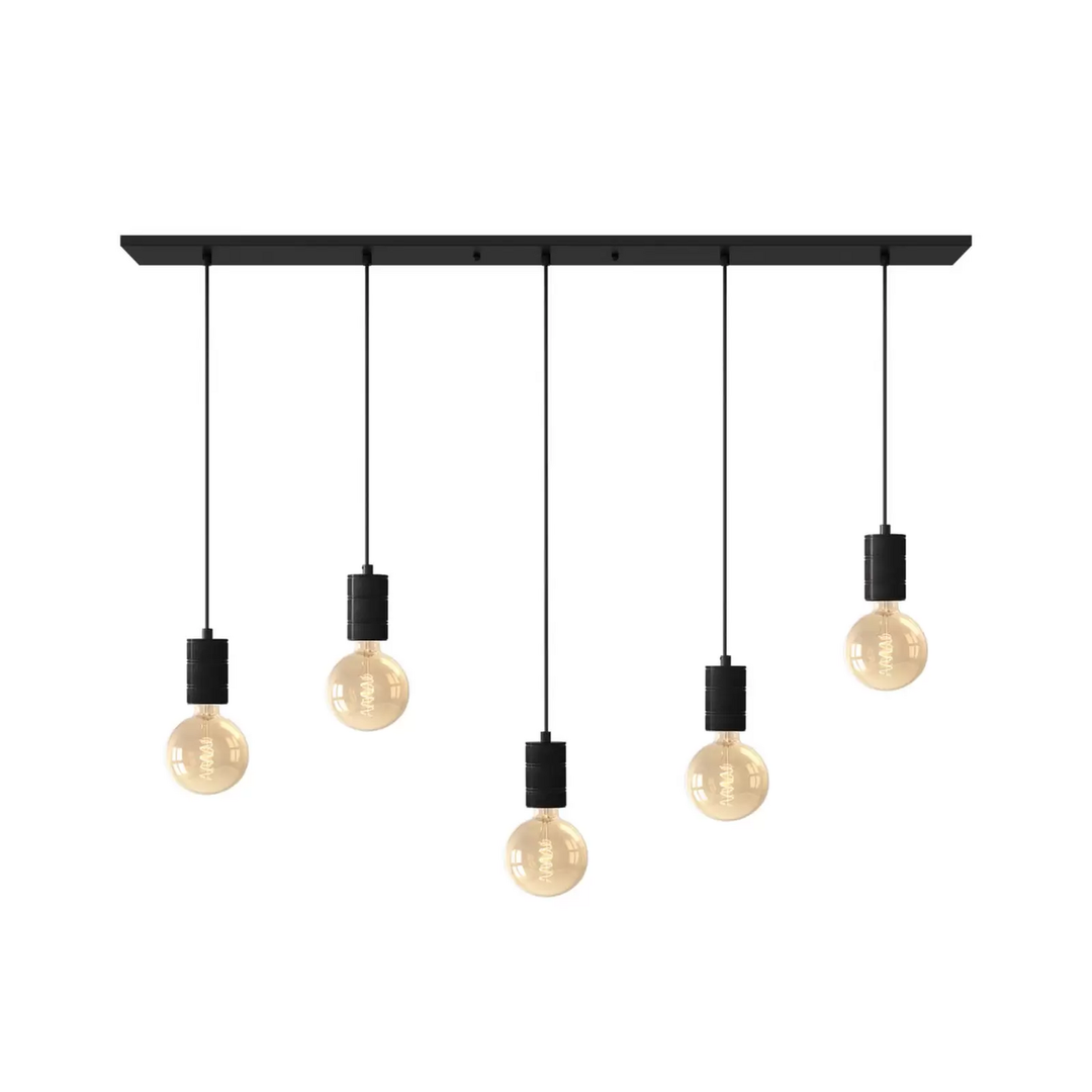 Calex Retro Pendelleuchte schwarz Hängeleuchte Deckenleuchte Leuchte Lampe E27