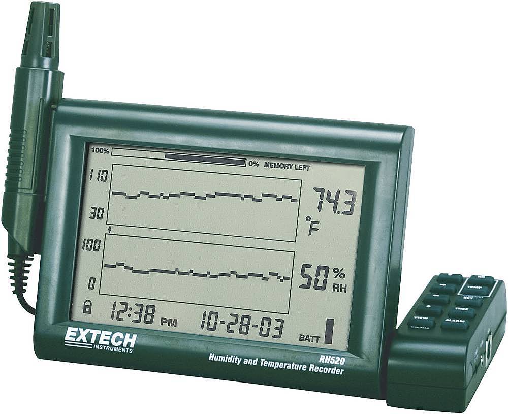 Extech Luftfeuchtemessgerät Hygrometer RH101 10 % rF 95 % rF RH520A-220