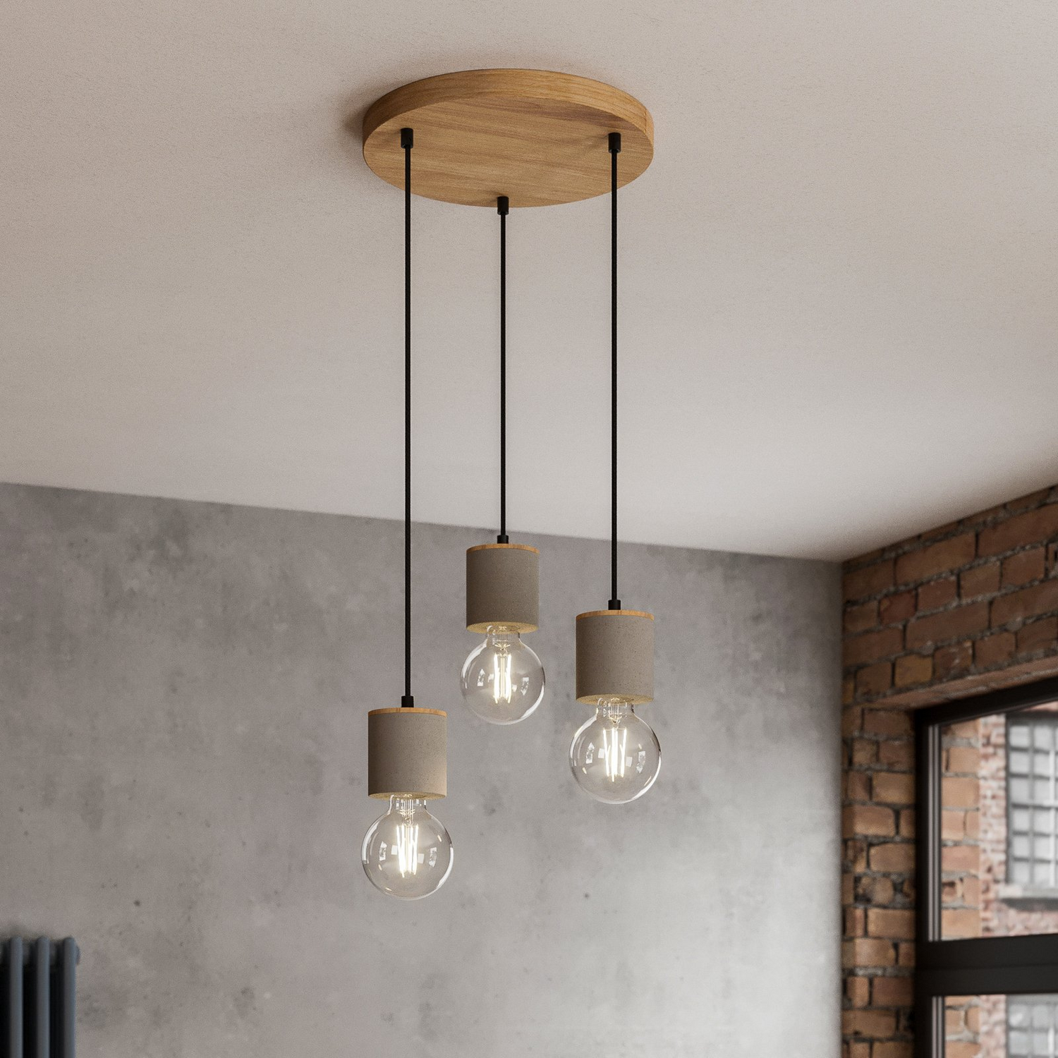 Envostar Jasper Hängeleuchte Hängelampe Deckenlampe Leuchte Rondell Lampe Licht B-Ware - 4251911723366