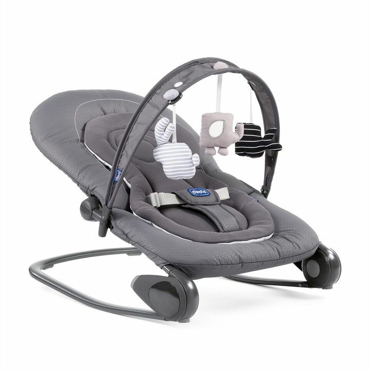 chicco Wippe Hooplà Schaukelwippe Babywippe Moon Grey