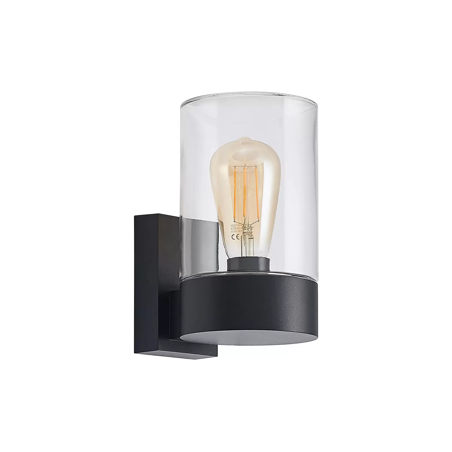 B-Ware Arcchio Liljana Außenwandleuchte Wandleuchte Wandlampe Wandlicht Schwarz Ip65