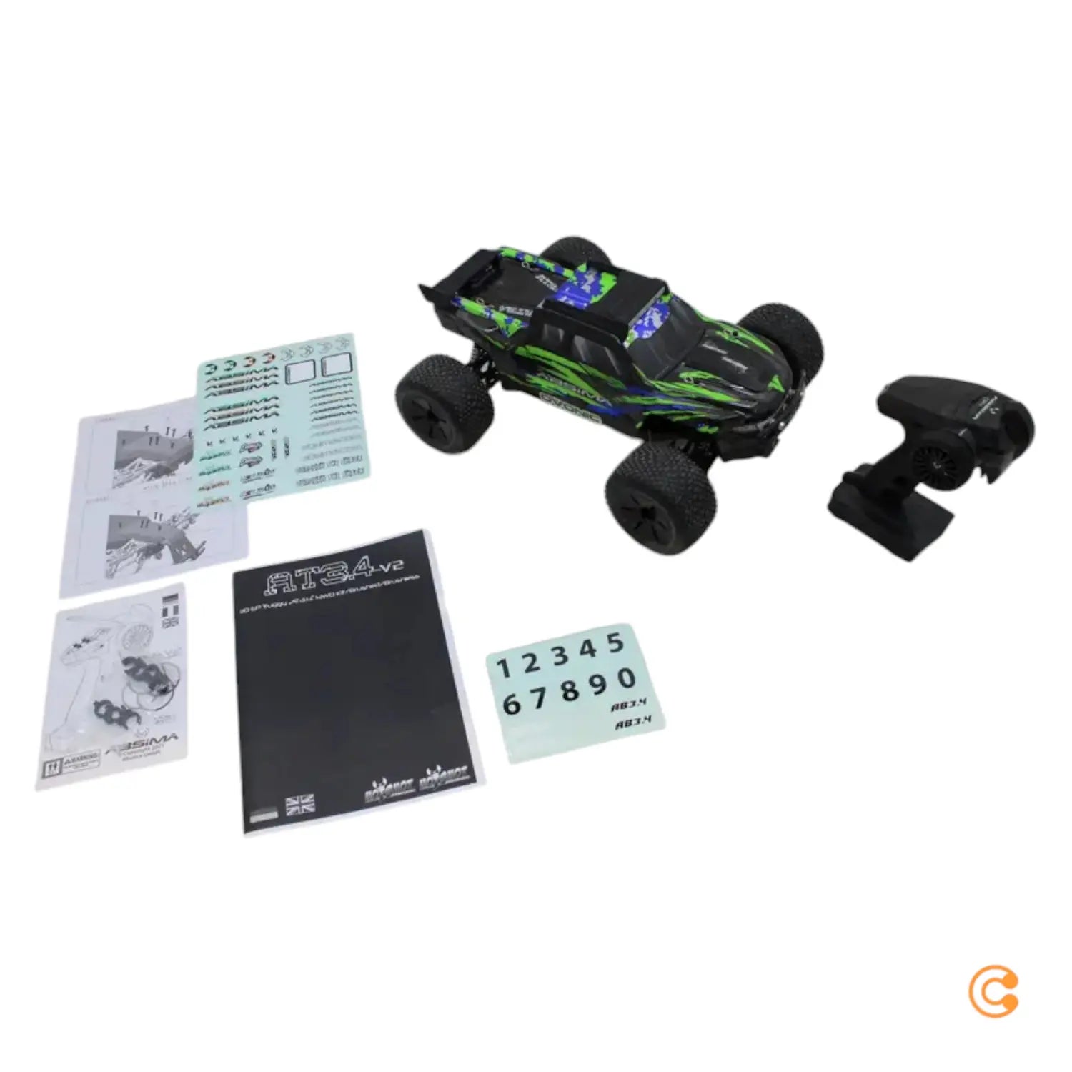 B-Ware Absima At3.4 V2 Brushed 1:10 Rc Modellauto Elektro Truggy 4 Wd Siehe Text/Foto - 4250650957476
