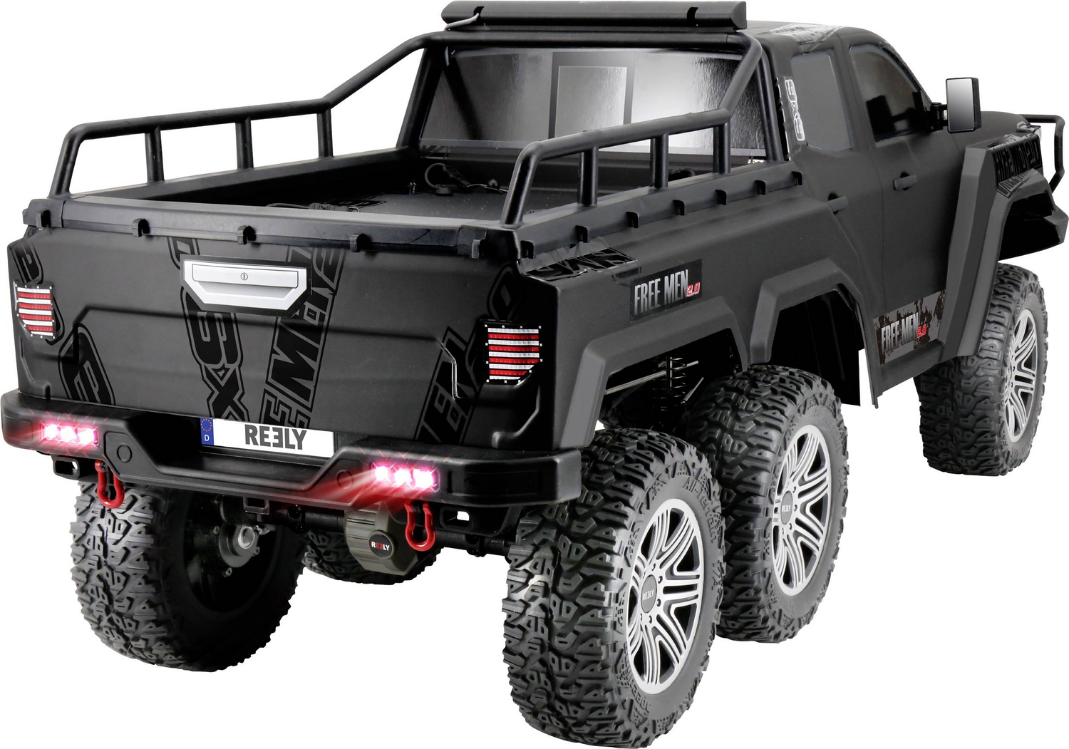 Reely Free Men 2.0 6x6 Brushed 1:10 Rc Modellauto Elektro Crawler Allrad Modell B-Ware - 4064161167800