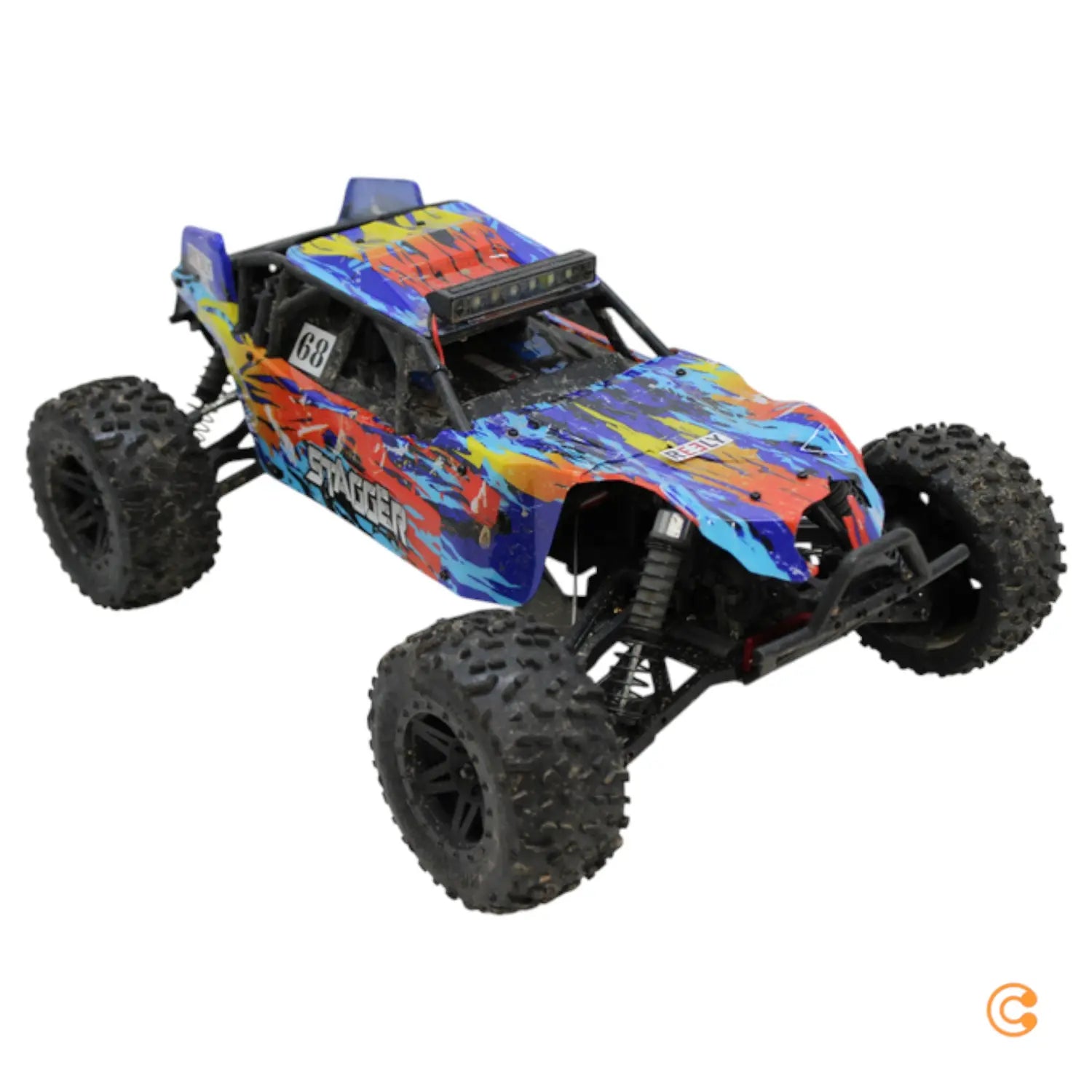 C-Ware 1:10 Ep Sandbuggy Stagger Rtr Sc Buggy Fahrzeug 100% Rtr Siehe Text/Foto - 4053199959723